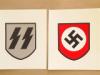 Waffen SS 1st Pattern Helmet Decal Set