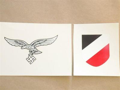 Luftwaffe Helmet Decal Set